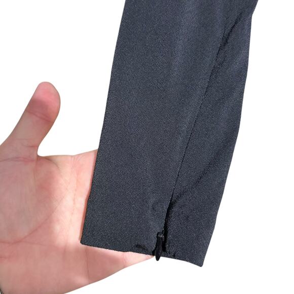 Rag & Bone Black Long Sleeve fitted open back blouse with zippered sleeved Small - Picture 6 of 10